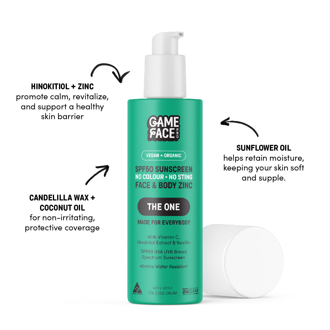'The One' Everyday SPF50 Sunscreen Face & Body
