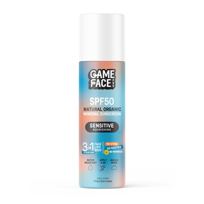 Sensitive SPF50 Natural Organic Mineral Sunscreen