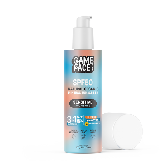 Sensitive SPF50 Natural Organic Mineral Sunscreen