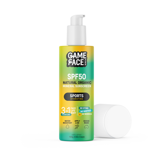 'Sport' SPF50 Sunscreen Face & Body Sunscreen