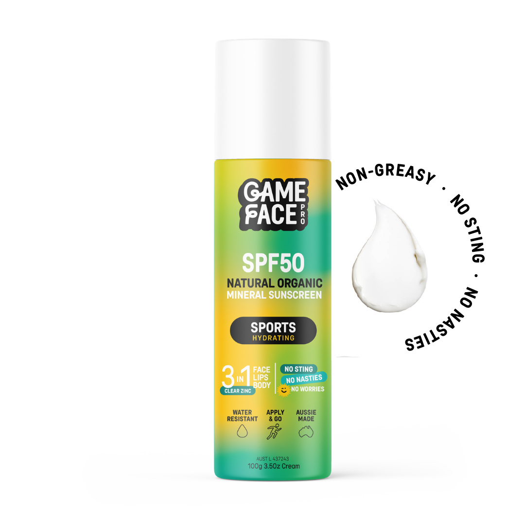 'Sport' SPF50 Natural Organic Mineral Sunscreen